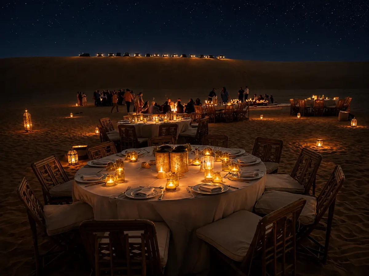 Things to do in Siwa Oasis - private dinner in the desert