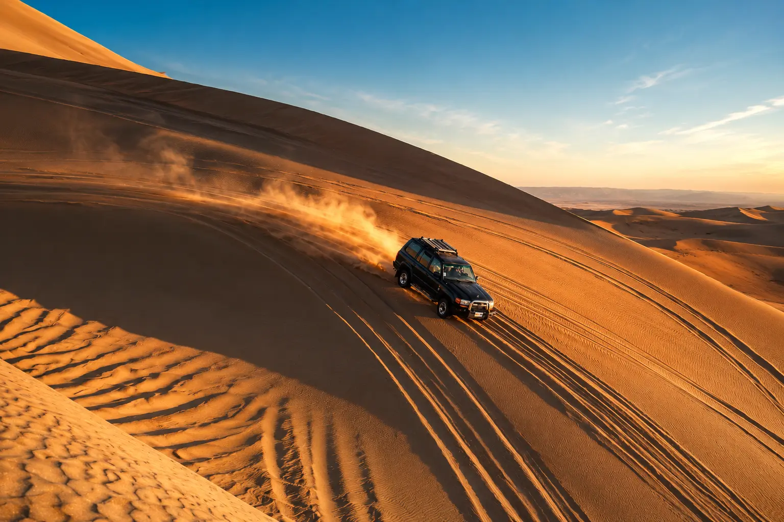 Things to do in Siwa Oasis - private 4x4 safari through the dunes